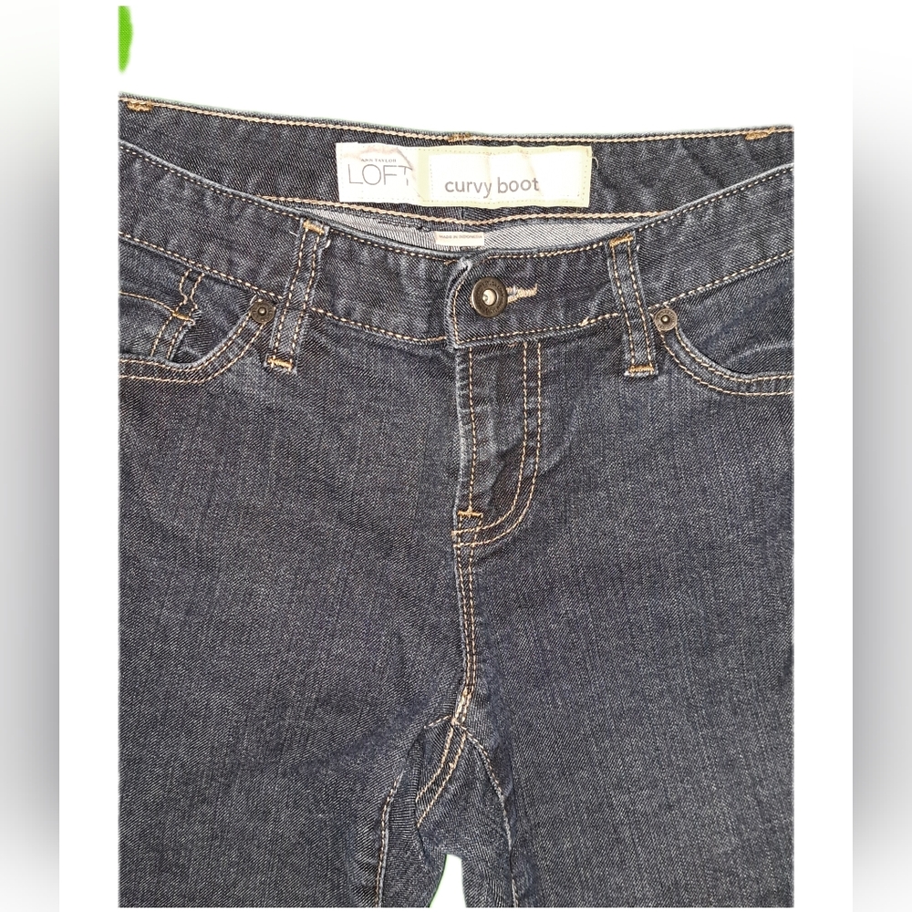 LOFT curvy boot jeans - Picture 4 of 6